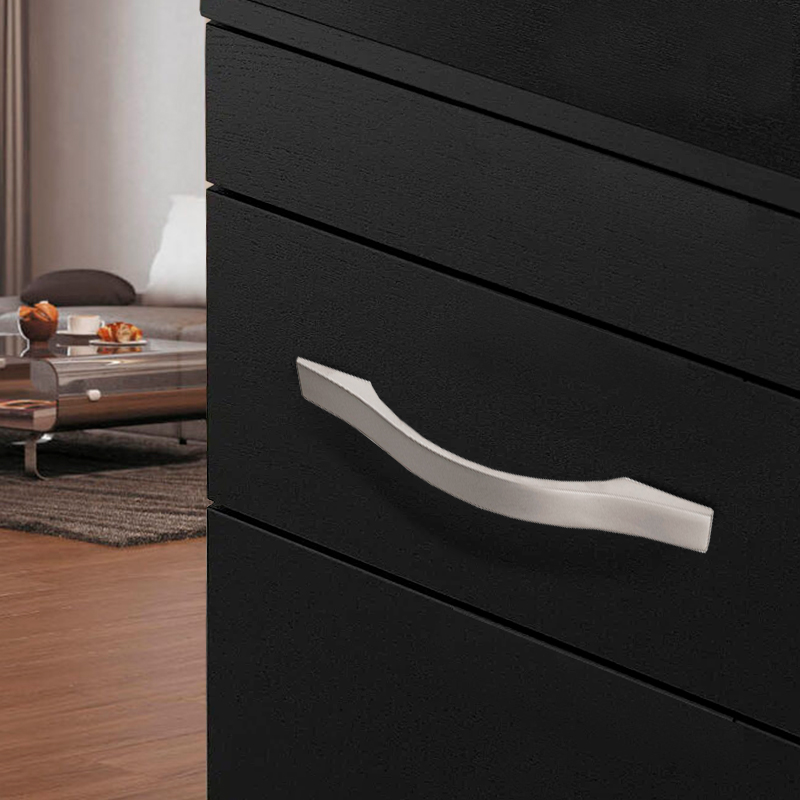 Ручка-скоба мебельная Trodos "ZY-98" 128мм алюминий 44гр, хром матовый