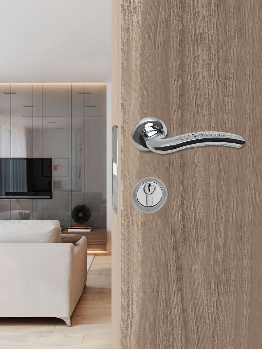 Накладка на цилиндр Trodos ET-08 CP хром