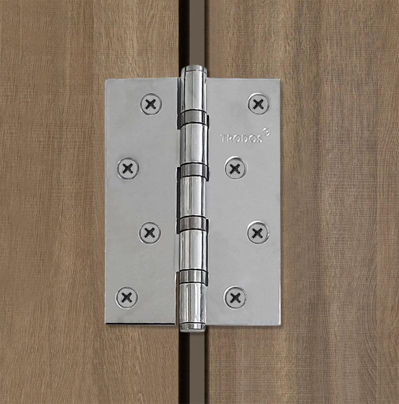 Петля накладная Trodos 100х70х2,5 CP хром, флоупак