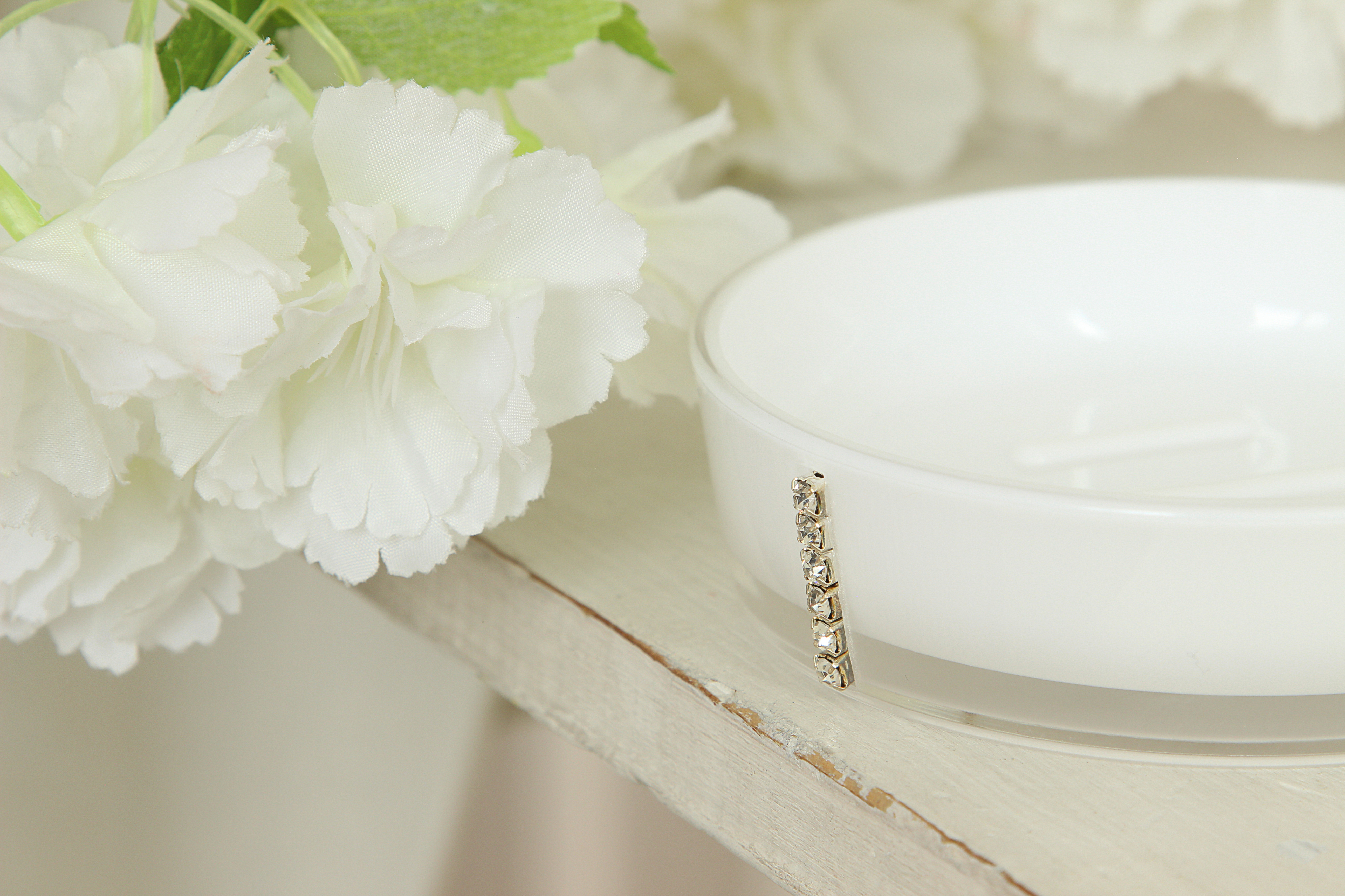 Мыльница Delphinium коллекция "White cristal", пластик