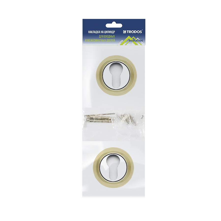 Накладка на цилиндр Trodos ET-08 GP золото