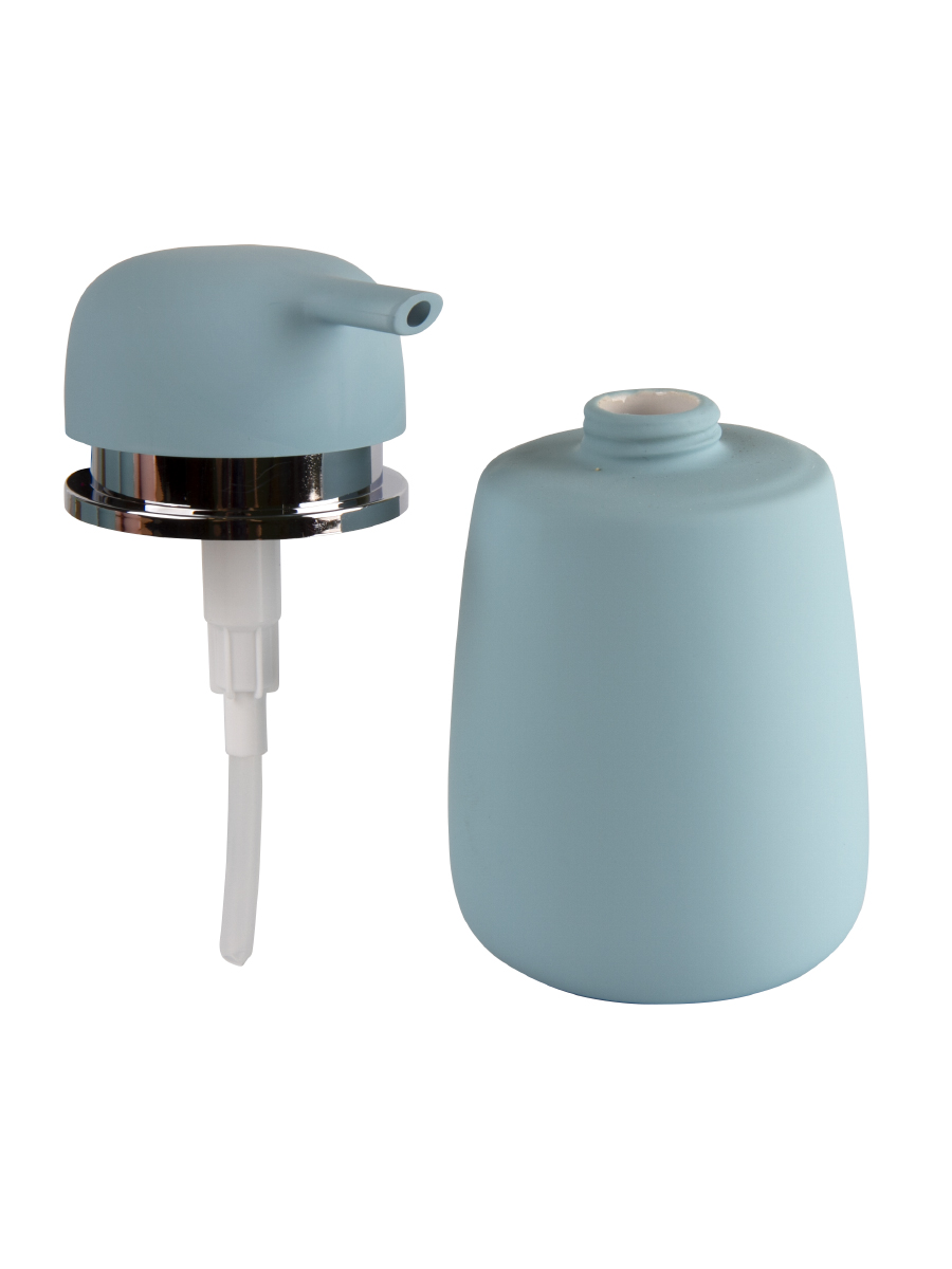 Дозатор для жидкого мыла Zenfort "Soft", керамика, голубой