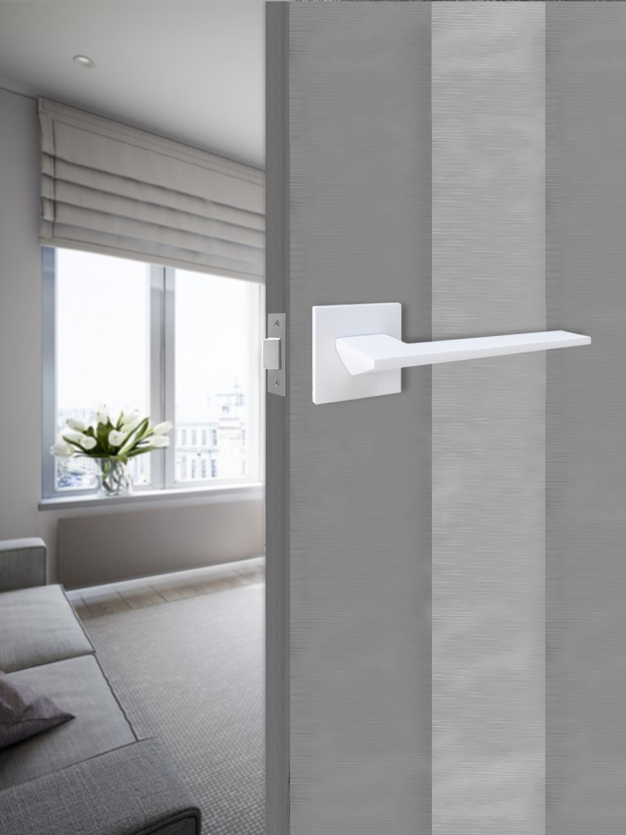 Ручка раздельная Trodos 603-03 slim WW белый