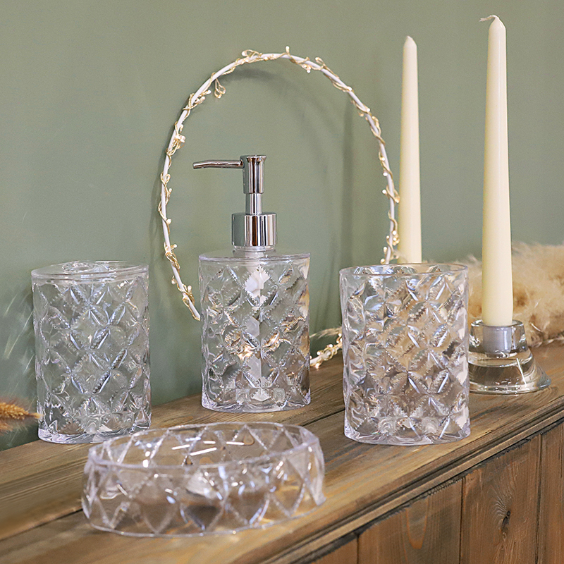 Мыльница Delphinium коллекция "Ice", пластик