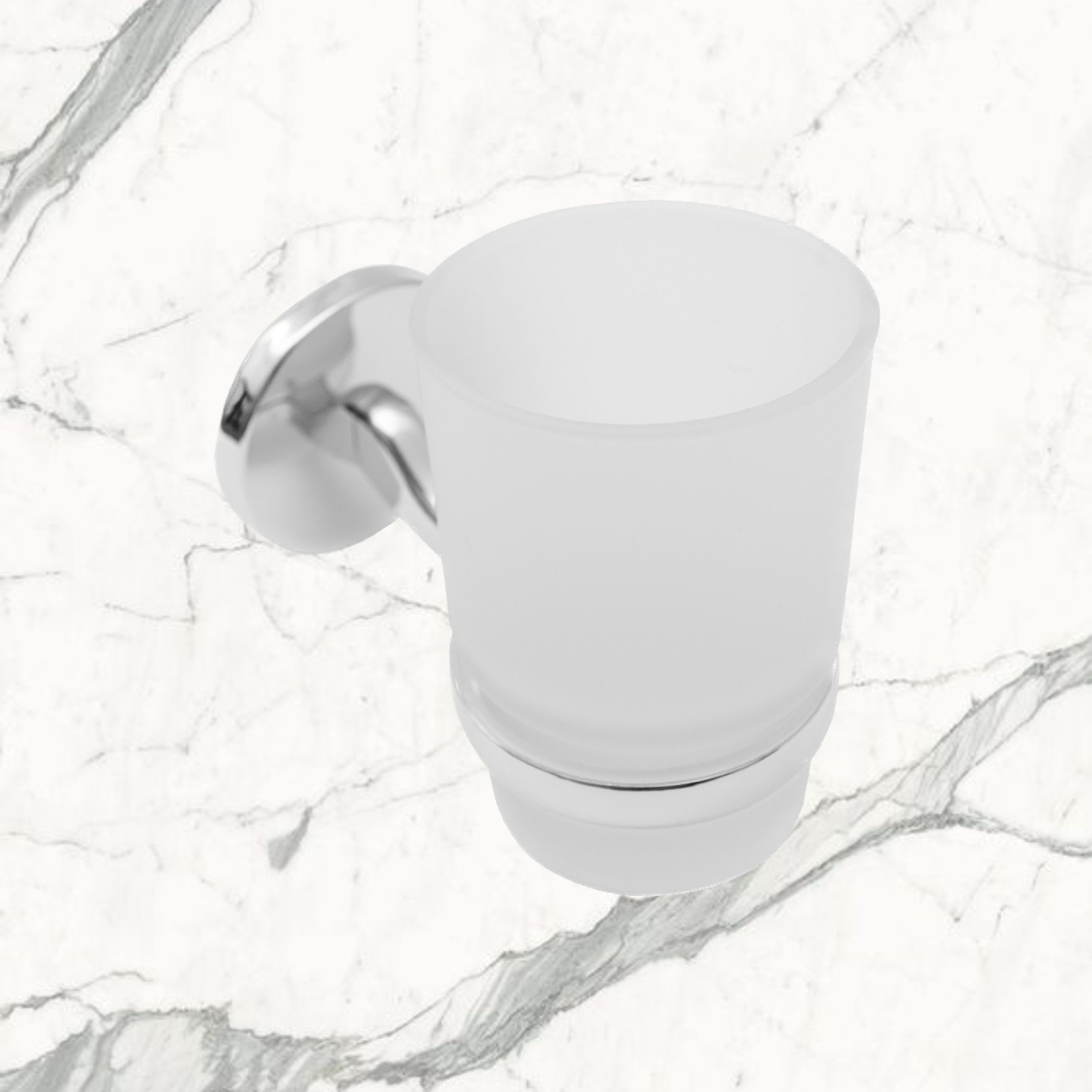 Стакан 1-ый с держателем Delphinium "41884", хром