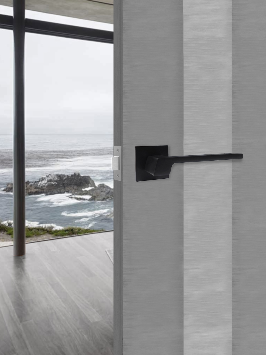 Ручка раздельная Trodos 809-03 slim BL черный