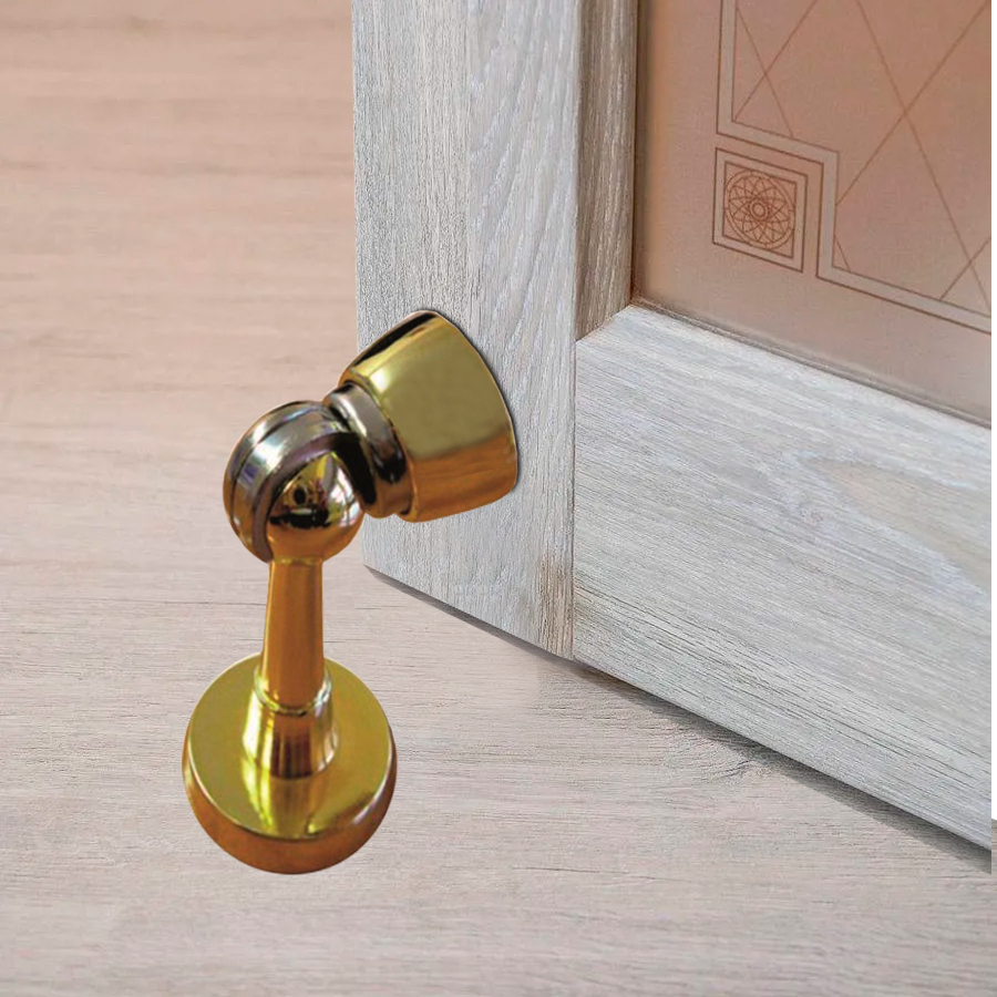 Упор дверной Trodos 106/Н73 магнитный, золото