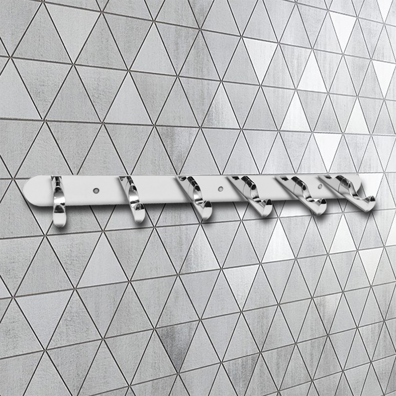 Крючок на планке Delphinium шестерной "2216", хром