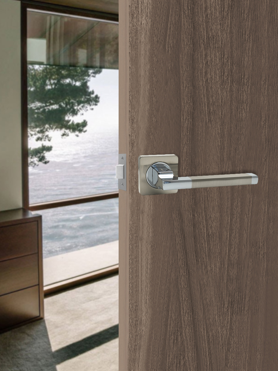 Ручка раздельная Trodos 517-02 SN/CP никель/хром