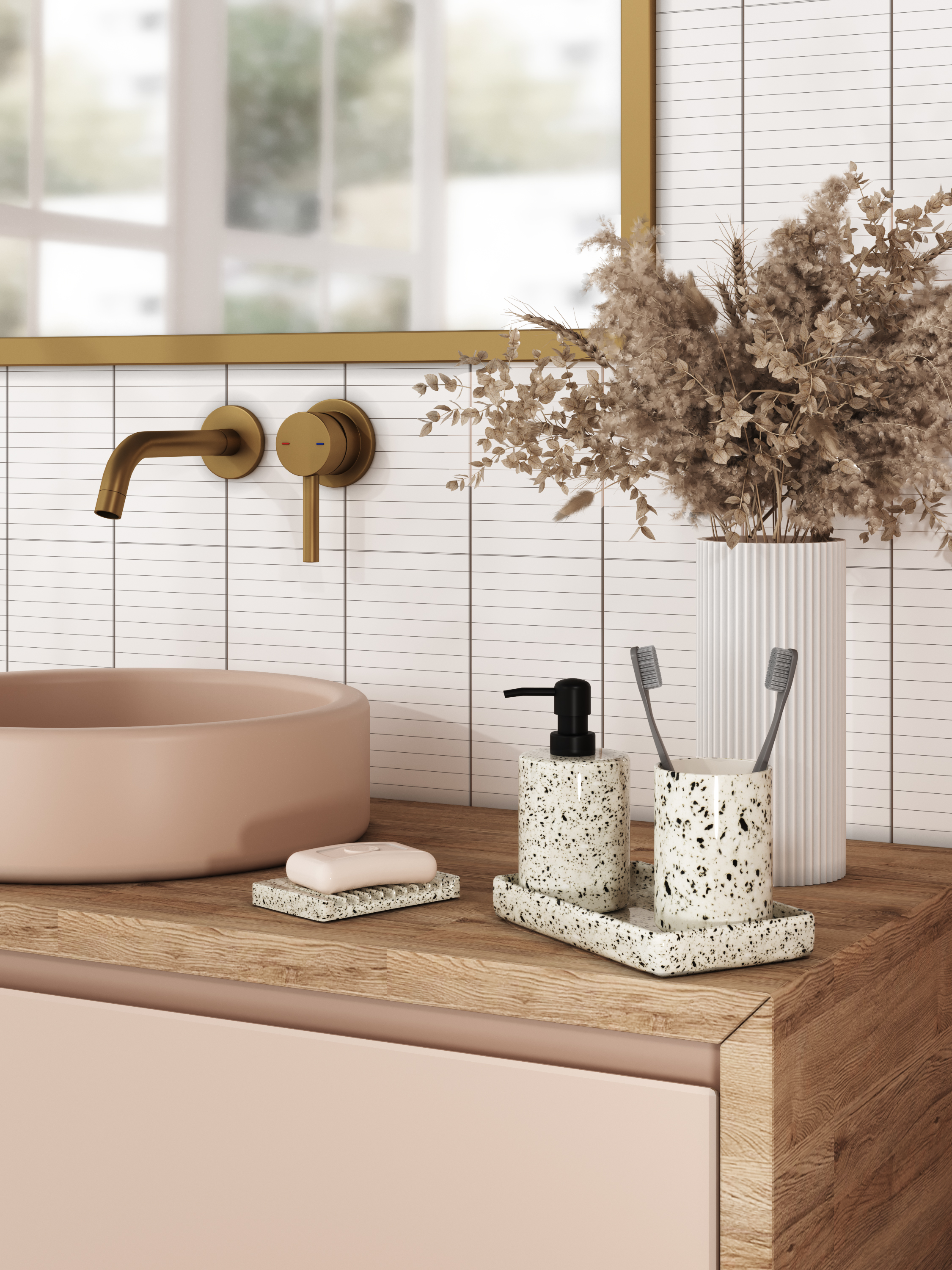 Дозатор для жидкого мыла Zenfort "Некст", керамика