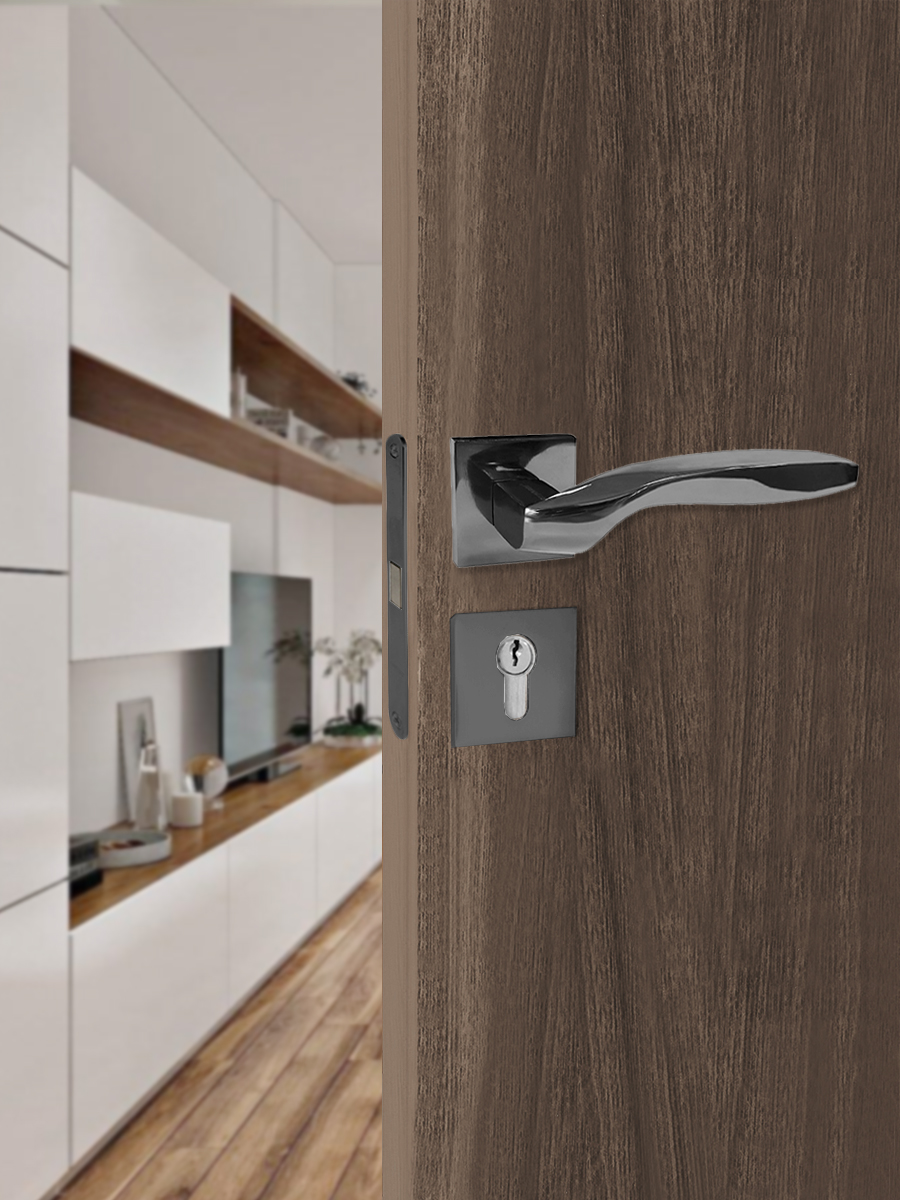 Накладка на цилиндр Trodos "ET" серия 03 slim, черный никель