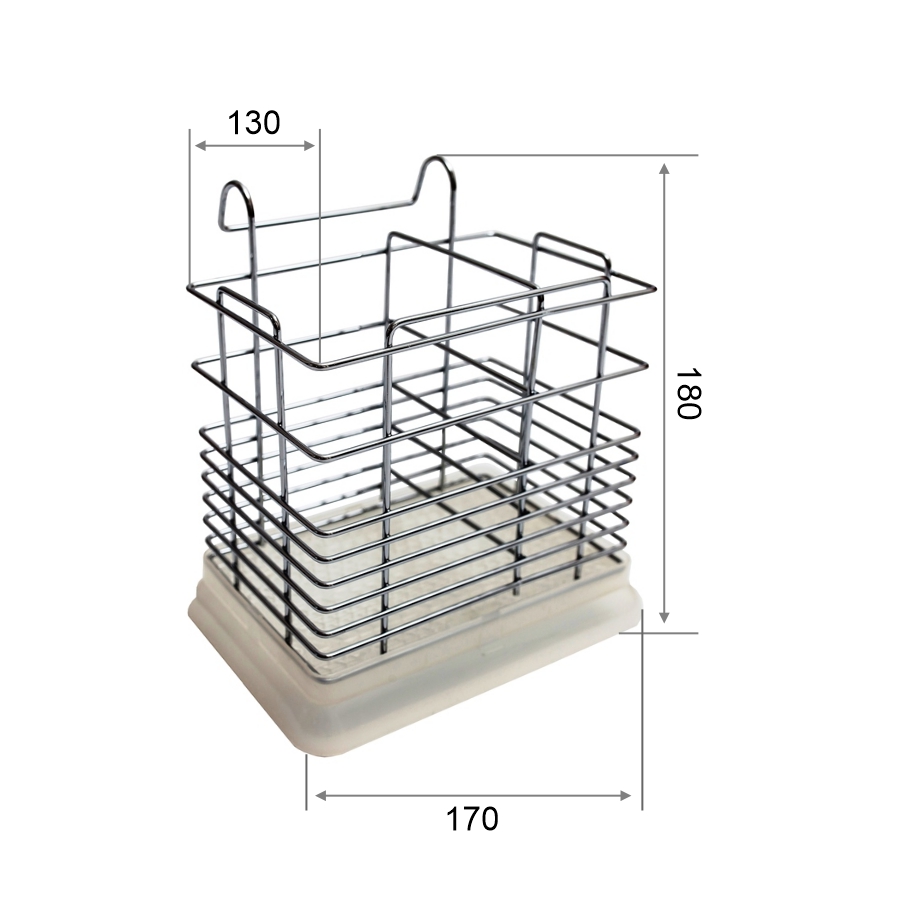 Сушилка для ложек на рейлинг Trodos "АЕ-204", хром