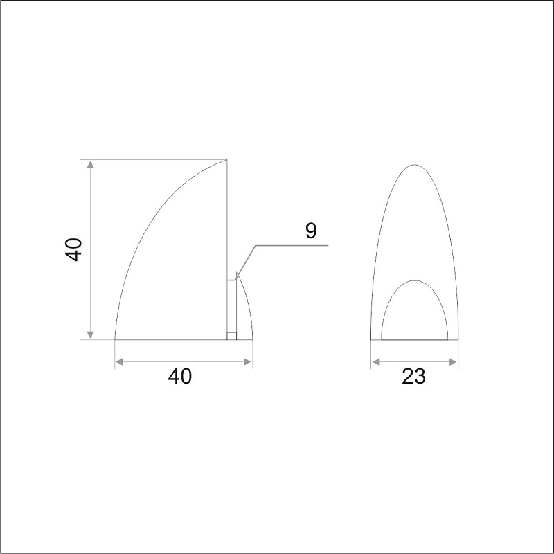 Полкодержатель Trodos "Пеликан" 40х40 2шт, бронза