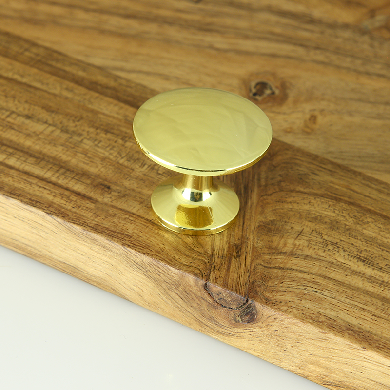 Ручка-кнопка мебельная Trodos "ZY-84" сплав ЦАМ, золото