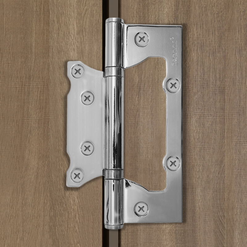 Петля накладная Trodos 125х75х2,5 CP без врезки, хром 