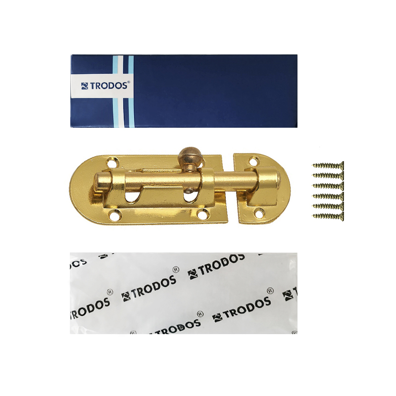 Шпингалет Trodos ZY-113/L70 GP золото