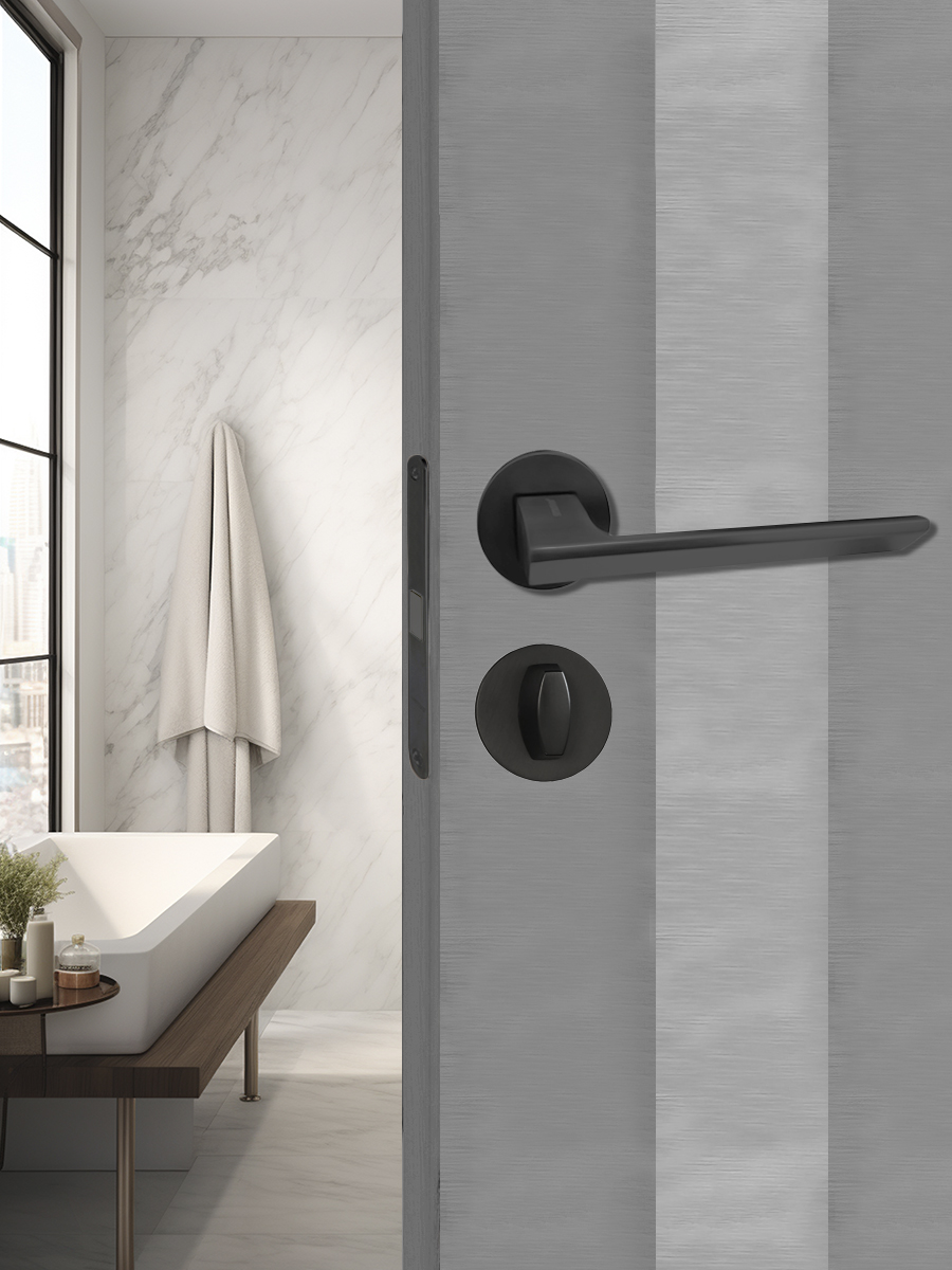 Ручка раздельная Trodos "551" серия 06 slim, черный