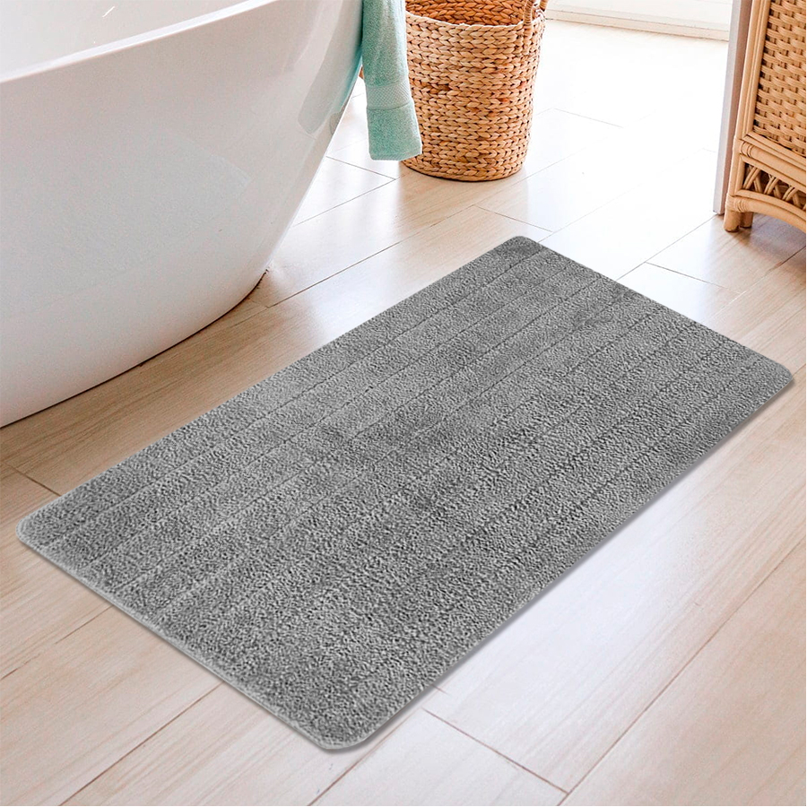 Ковер Zenfort коллекция "Оникс" микрофибра 60х100см, серый