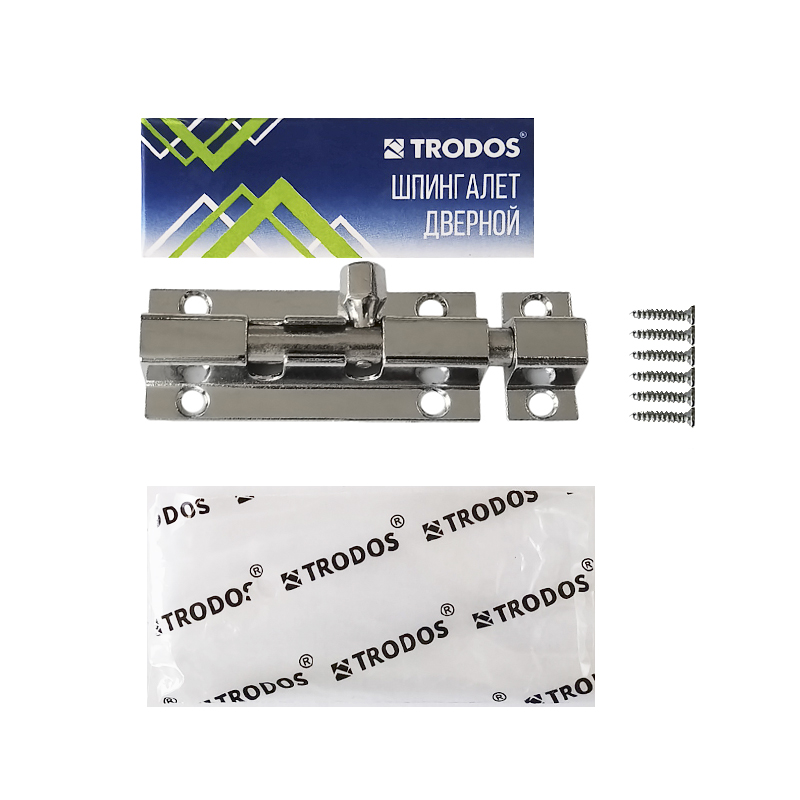 Шпингалет Trodos ZY-710/L70 CP хром