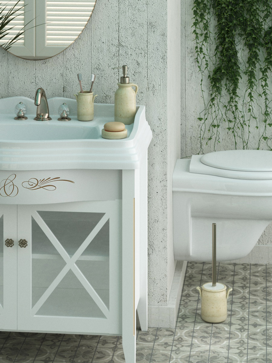 Дозатор для жидкого мыла Zenfort "Лира", керамика