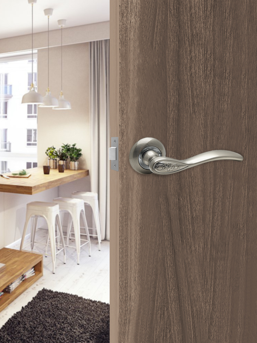 Ручка раздельная Trodos 75-08 SN никель