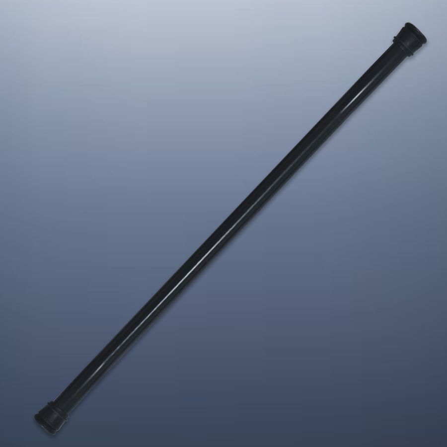 Карниз для ванной телескопический Zenfort 140-260см, черный, блистер