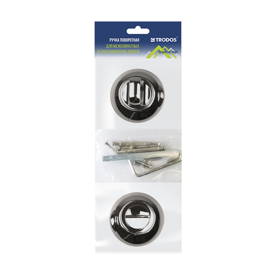 Ручка поворотная Trodos BK-08 CP хром
