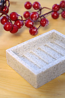 Мыльница Zenfort коллекция "Светлый камень", полирезина