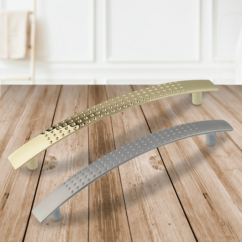 Ручка-скоба мебельная Trodos "ZY-9В" 96мм сплав ЦАМ 22гр, хром матовый