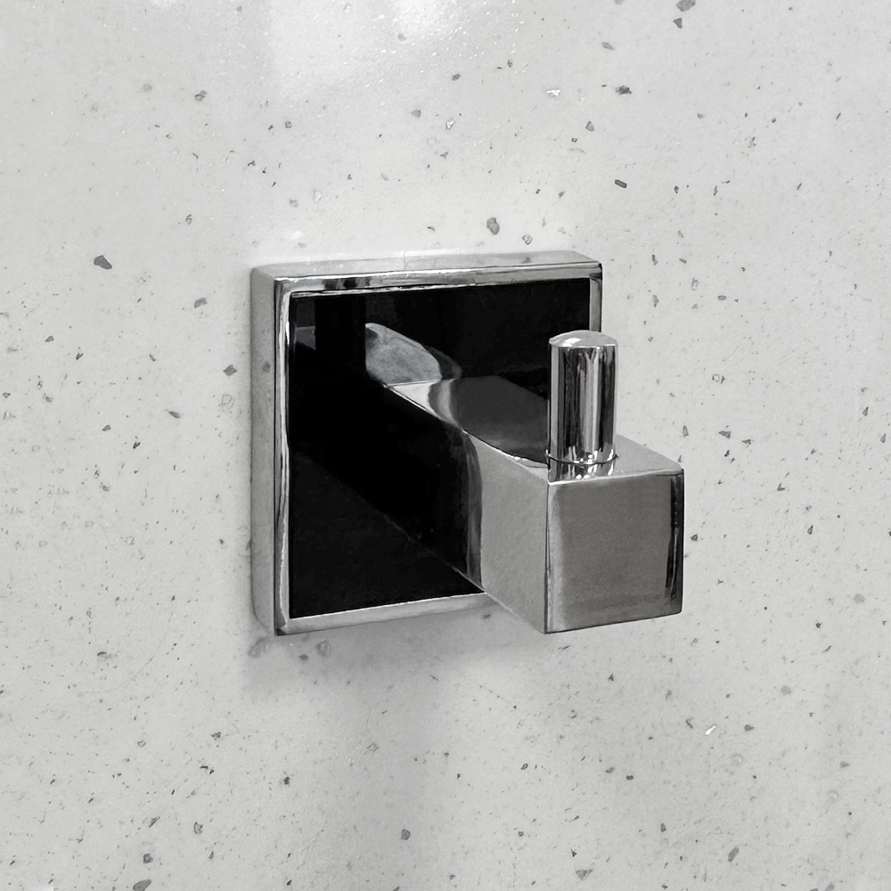 Крючок Zenfort одинарный коллекция "Генезис", черный