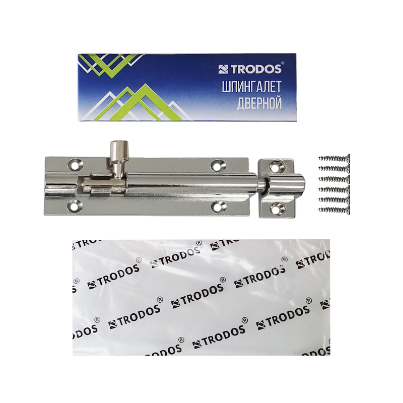 Шпингалет Trodos ZY-711/L110 CP хром