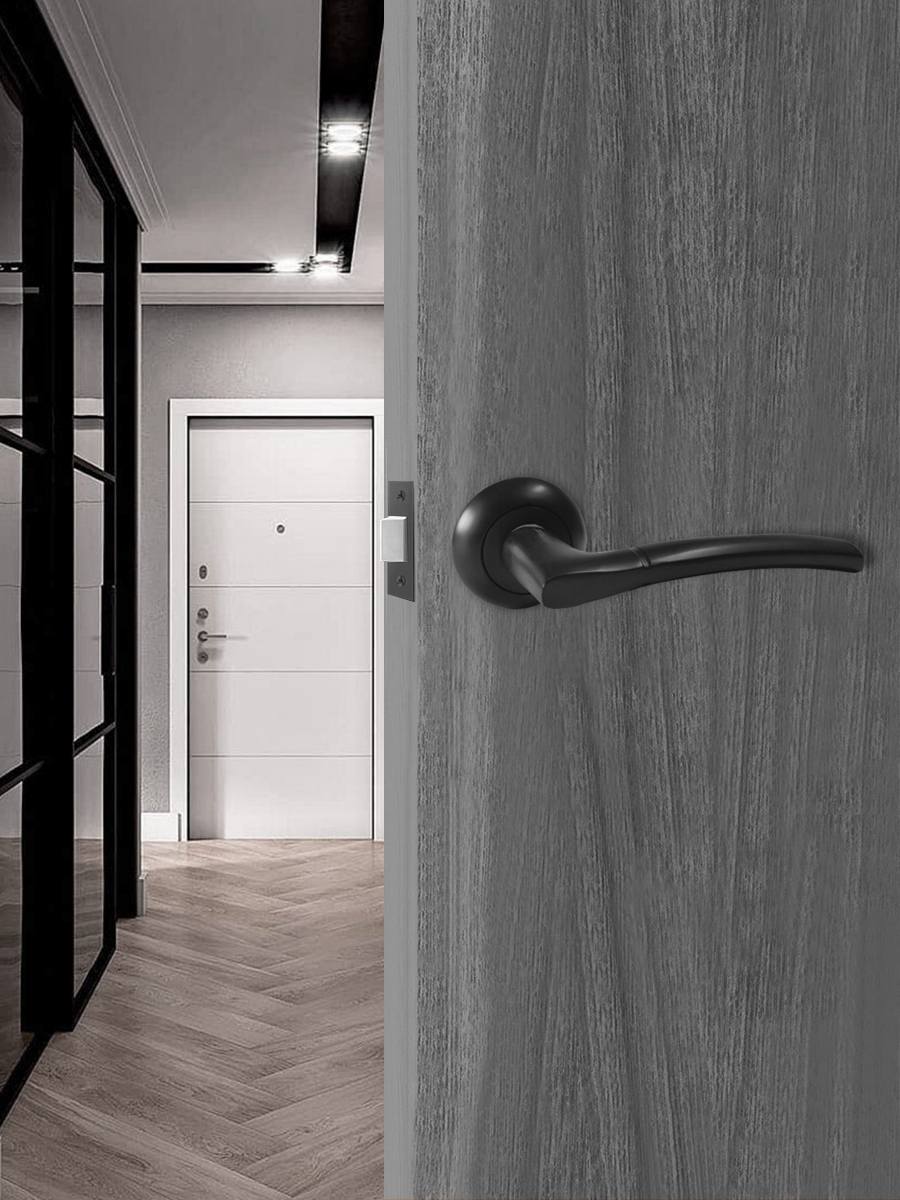 Ручка раздельная Trodos 537-08 BL черный 