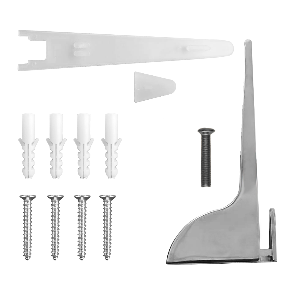 Полкодержатель Trodos "ZY-156" 130х65х22 2шт, хром