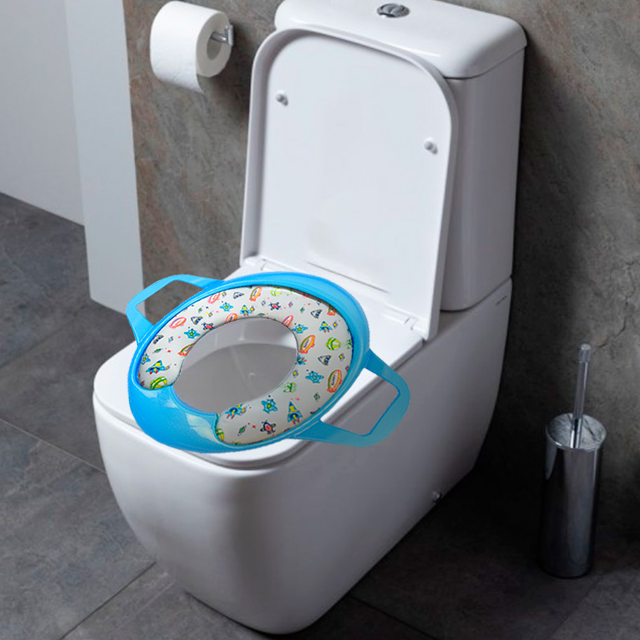 Сиденье для унитаза Delphinium "BY-3-1038", детское, голубой
