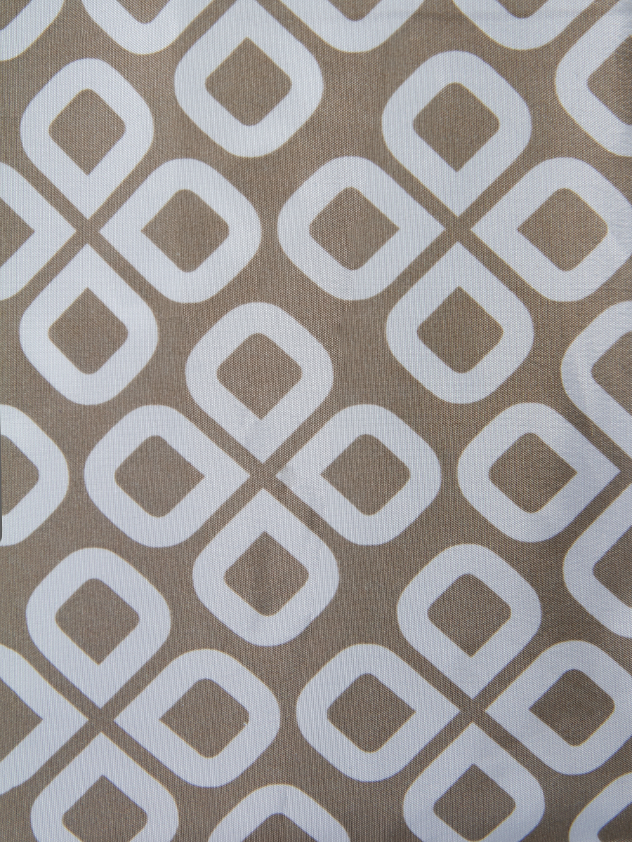 Штора для ванной Zenfort "Айриш", полиэстер, 180х200см, капучино