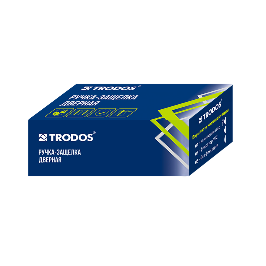Ручка-защелка Trodos ЗШ-01 белый