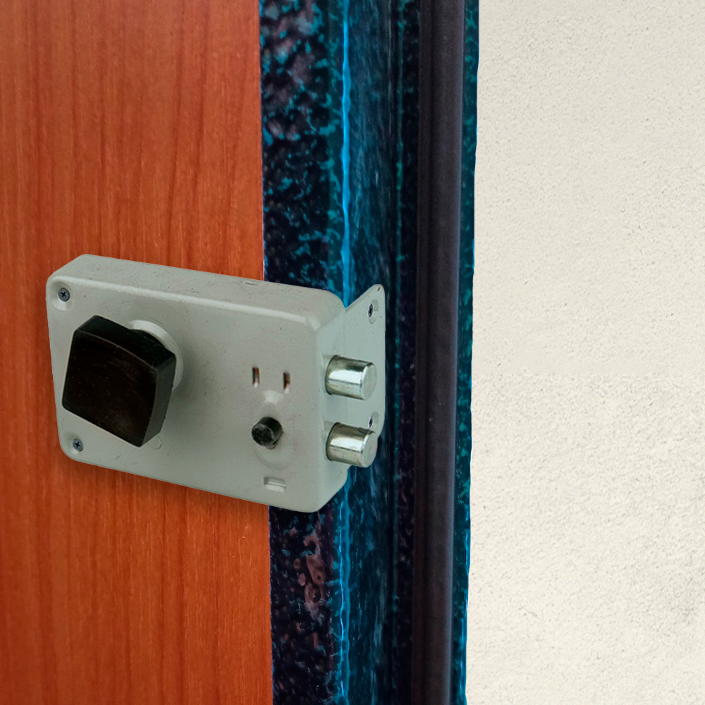 Замок накладной Trodos ЗН1-5 серый