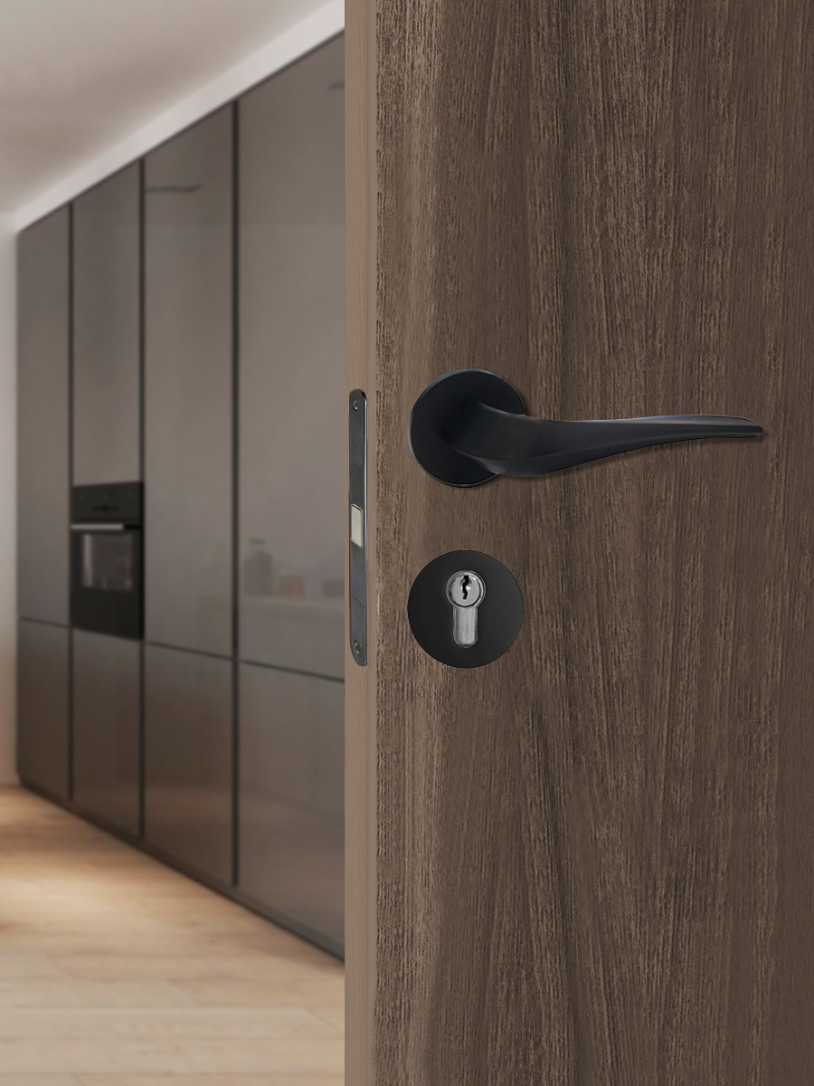 Ручка раздельная Trodos "550" серия 06 slim, черный