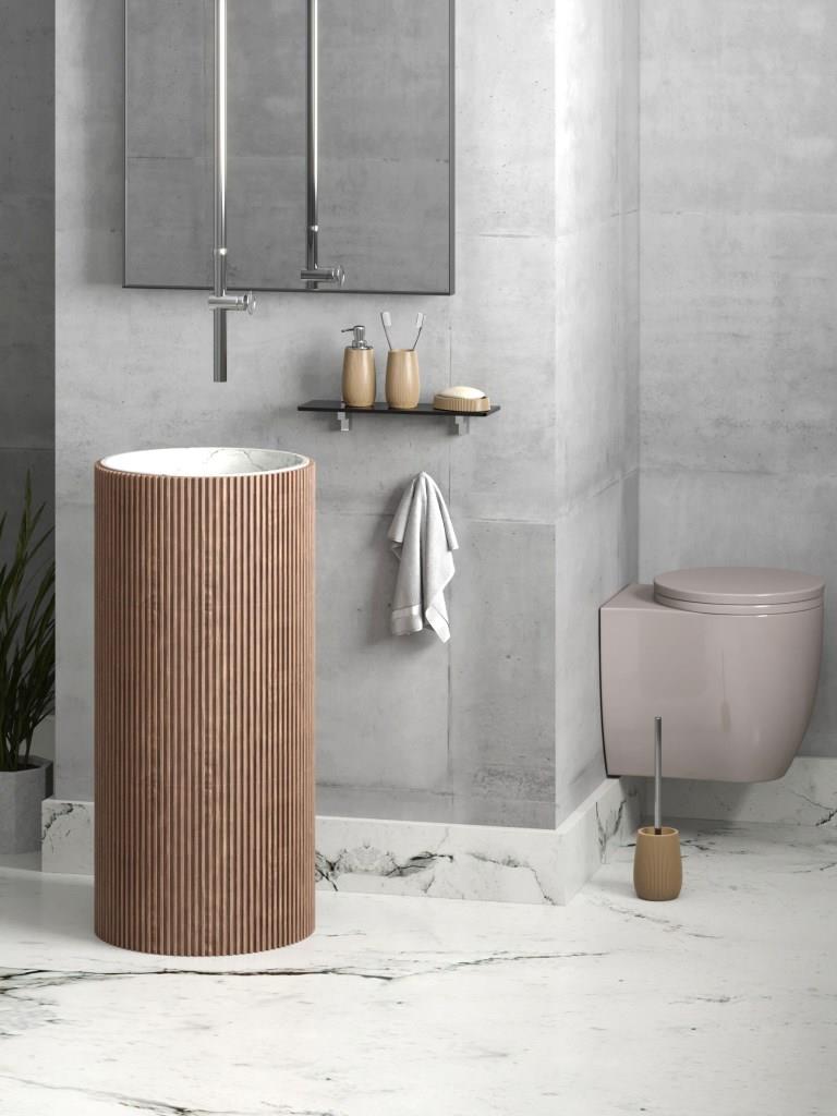 Ёрш сантехнический Zenfort "Mokko", пластик