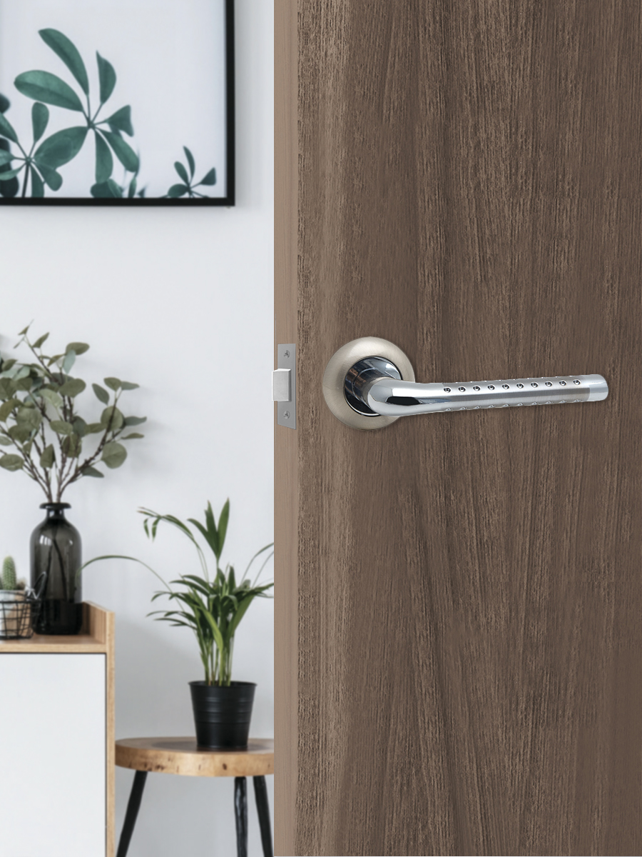 Ручка раздельная Trodos 47P-08 SN/CP никель/хром