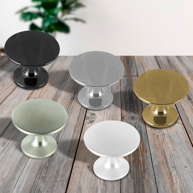 Ручка-кнопка мебельная Trodos "ZY-84" сплав ЦАМ, золото, хедер