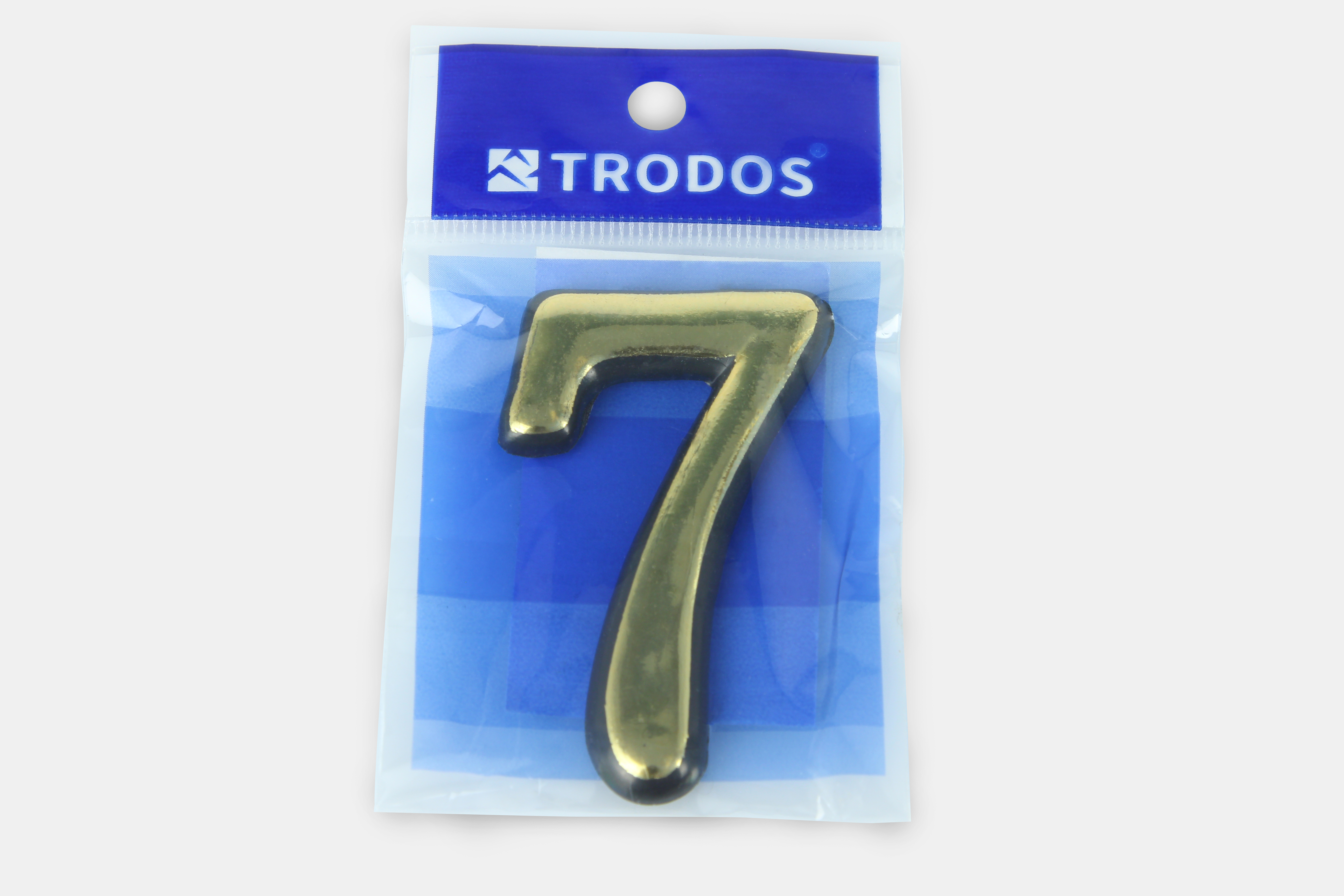 Цифра дверная Trodos "7" золото