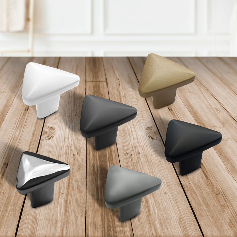 Ручка-кнопка мебельная Trodos "9088" сплав ЦАМ, сатиновое золото матовый