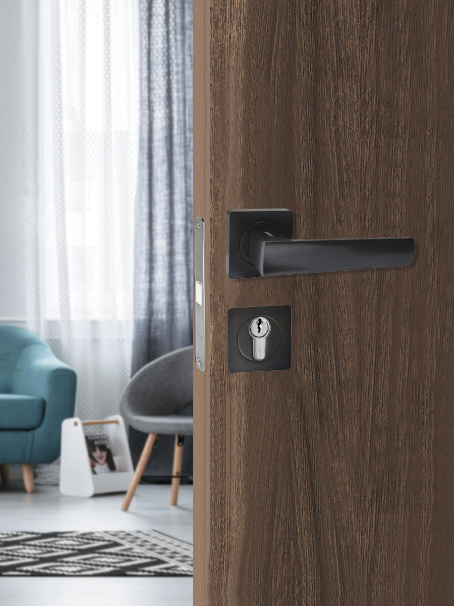 Ручка раздельная Trodos 845-02 BL черный