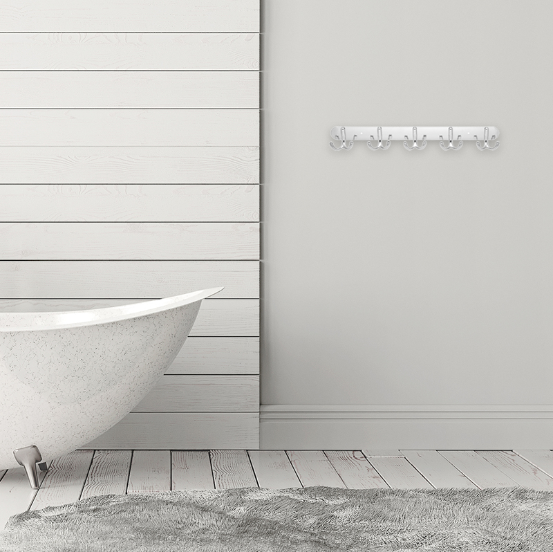 Крючок на планке Delphinium пятерной "Т2005", хром