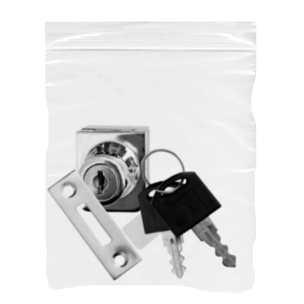 Замок мебельный Trodos "804" для стекла, хром