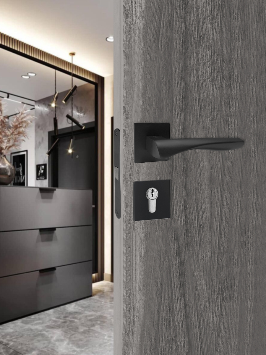 Накладка на цилиндр Trodos ET- 03 slim BL черный