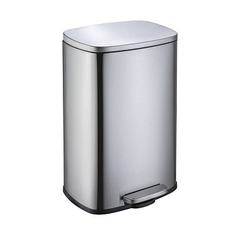 Ведро для мусора с микролифтом Delphinium "FTC2122" 5л, хром
